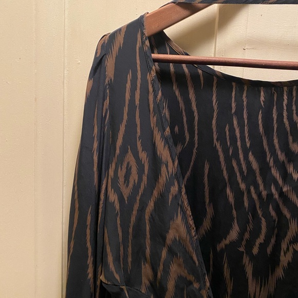 Parker animal print mini dress, 100%silk, excellent Condition, small size - Picture 11 of 16